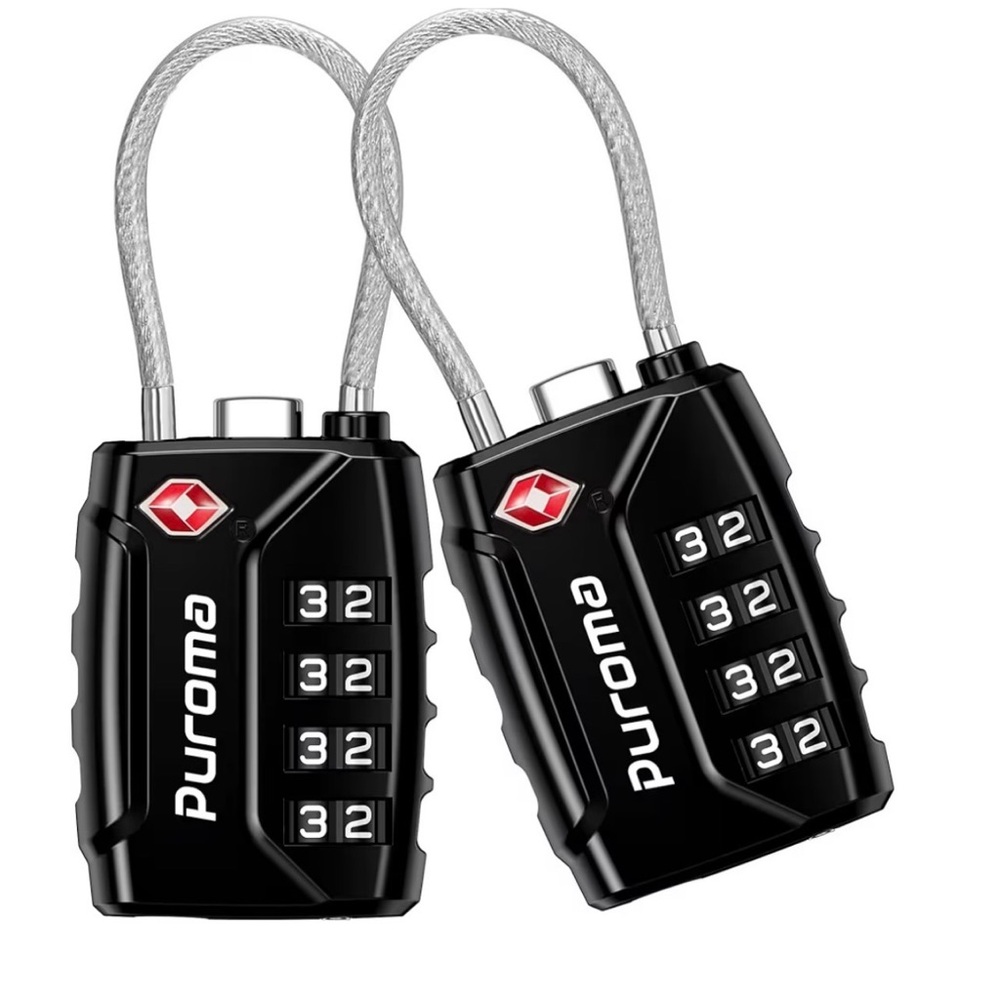 Puroma Black Combination Locks